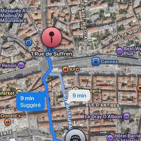 Le Carnot - Clim - 8 Min Croisette Appartement Cannes